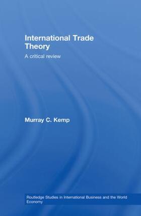 Kemp |  International Trade Theory | Buch |  Sack Fachmedien