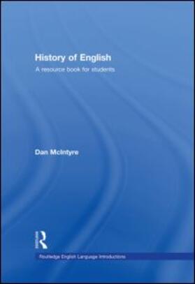 McIntyre |  History of English | Buch |  Sack Fachmedien