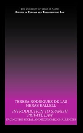 Rodriguez de las Heras Ballell |  Introduction to Spanish Private Law | Buch |  Sack Fachmedien