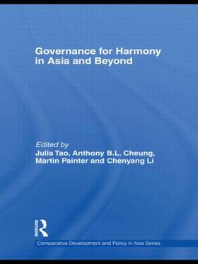 Tao / Cheung / Painter |  Governance for Harmony in Asia and Beyond | Buch |  Sack Fachmedien