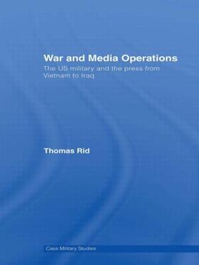 Rid |  War and Media Operations | Buch |  Sack Fachmedien