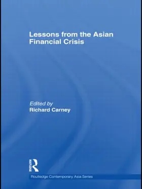 Carney |  Lessons from the Asian Financial Crisis | Buch |  Sack Fachmedien