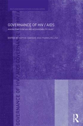 Harman / Lisk |  Governance of HIV/AIDS | Buch |  Sack Fachmedien