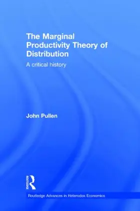 Pullen |  The Marginal Productivity Theory of Distribution | Buch |  Sack Fachmedien