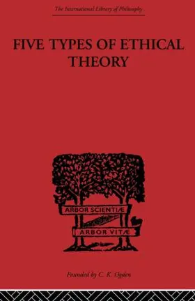 Broad |  Five Types of Ethical Theory | Buch |  Sack Fachmedien