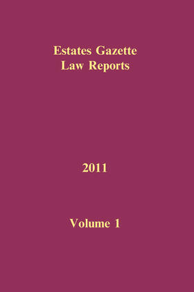 Marshall |  EGLR 2011 Volume 1 | Buch |  Sack Fachmedien