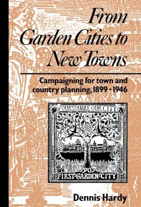 Hardy |  From Garden Cities to New Towns | Buch |  Sack Fachmedien