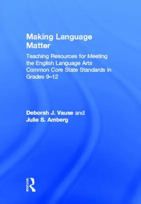 Vause / Amberg |  Making Language Matter | Buch |  Sack Fachmedien