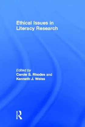 Rhodes / Weiss |  Ethical Issues in Literacy Research | Buch |  Sack Fachmedien