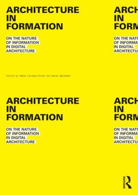 Lorenzo-Eiroa / Sprecher |  Architecture in Formation | Buch |  Sack Fachmedien