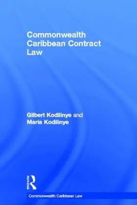 Kodilinye |  Commonwealth Caribbean Contract Law | Buch |  Sack Fachmedien