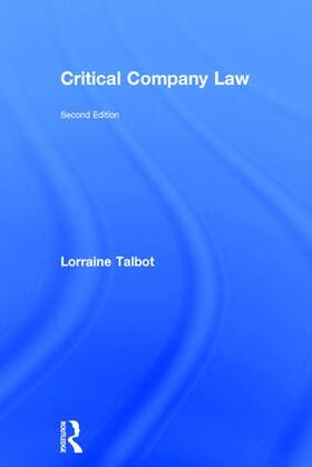 Talbot |  Critical Company Law | Buch |  Sack Fachmedien