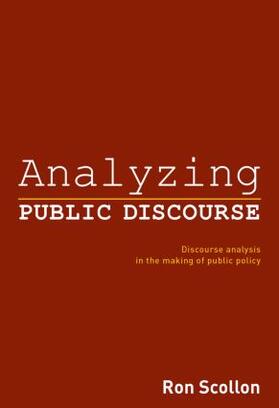 Scollon |  Analyzing Public Discourse | Buch |  Sack Fachmedien