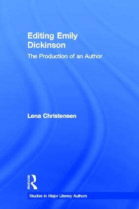 Christensen |  Editing Emily Dickinson | Buch |  Sack Fachmedien