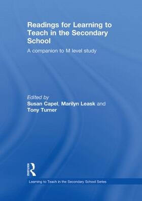 Capel / Leask / Turner |  Readings for Learning to Teach in the Secondary School | Buch |  Sack Fachmedien