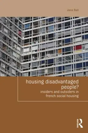 Ball |  Housing Disadvantaged People? | Buch |  Sack Fachmedien