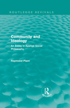 Plant |  Community and Ideology | Buch |  Sack Fachmedien