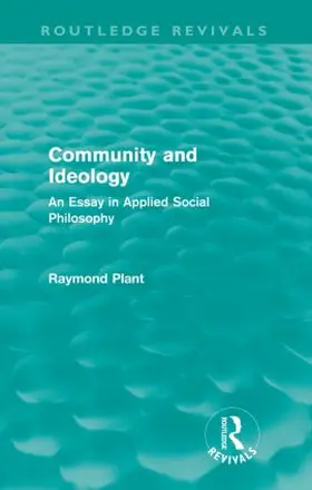 Plant |  Community and Ideology | Buch |  Sack Fachmedien