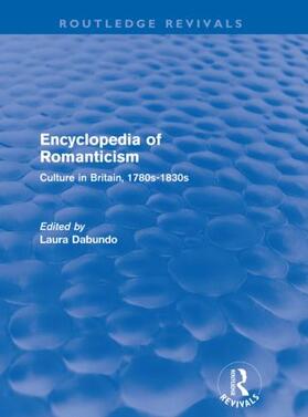 Dabundo |  Encyclopedia of Romanticism | Buch |  Sack Fachmedien