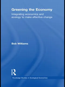 Williams |  Greening the Economy | Buch |  Sack Fachmedien