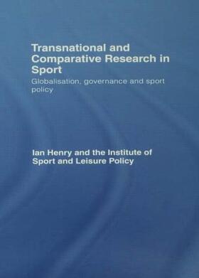 Henry |  Transnational and Comparative Research in Sport | Buch |  Sack Fachmedien