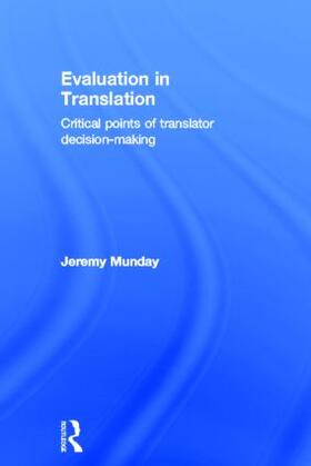 Munday |  Evaluation in Translation | Buch |  Sack Fachmedien