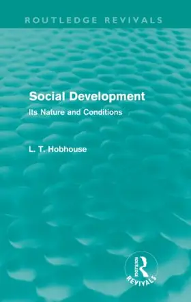 Hobhouse |  Social Development | Buch |  Sack Fachmedien