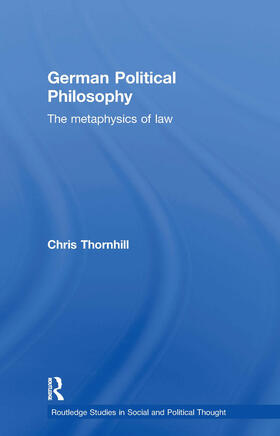 Thornhill |  German Political Philosophy | Buch |  Sack Fachmedien