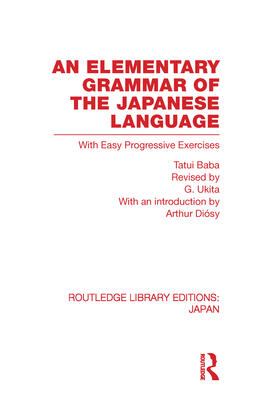 Baba |  An Elementary Grammar of the Japanese Language | Buch |  Sack Fachmedien