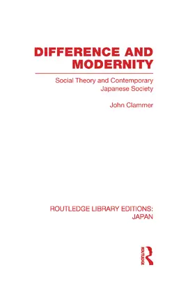 Clammer |  Difference and Modernity | Buch |  Sack Fachmedien