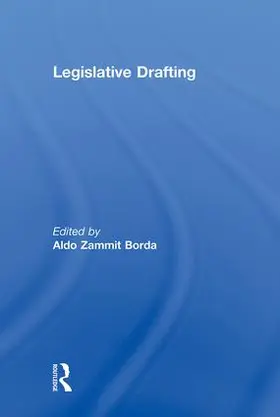 Borda |  Legislative Drafting | Buch |  Sack Fachmedien