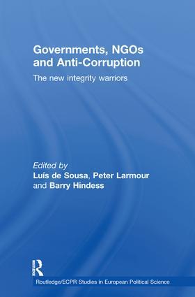 de Sousa / Hindess / Larmour |  Governments, NGOs and Anti-Corruption | Buch |  Sack Fachmedien