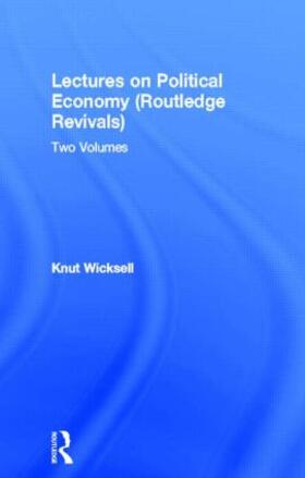Wicksell |  Lectures on Political Economy | Buch |  Sack Fachmedien