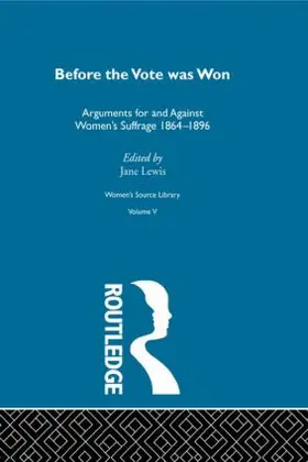 Lewis |  Before the Vote was Won | Buch |  Sack Fachmedien