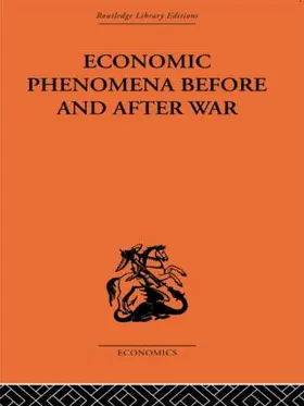 Secerov |  Economic Phenomena Before and After War | Buch |  Sack Fachmedien