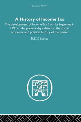 Sabine |  History of Income Tax | Buch |  Sack Fachmedien