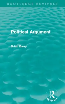 Barry |  Political Argument (Routledge Revivals) | Buch |  Sack Fachmedien