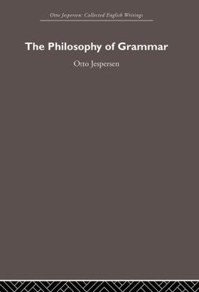 Jespersen |  The Philosophy of Grammar | Buch |  Sack Fachmedien