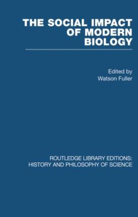 Watson |  The Social Impact of Modern Biology | Buch |  Sack Fachmedien