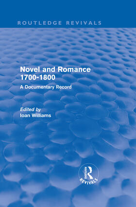 Williams |  Novel and Romance 1700-1800 | Buch |  Sack Fachmedien