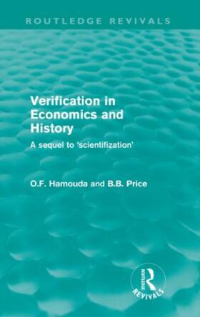 Hamouda / Price |  Verification in Economics and History | Buch |  Sack Fachmedien