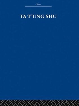 Thompson |  Ta t'ung Shu | Buch |  Sack Fachmedien