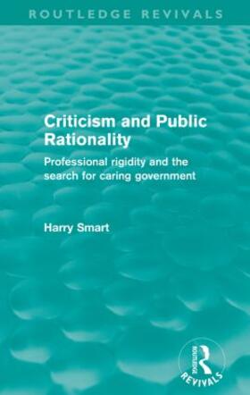 Smart |  Criticism and Public Rationality | Buch |  Sack Fachmedien