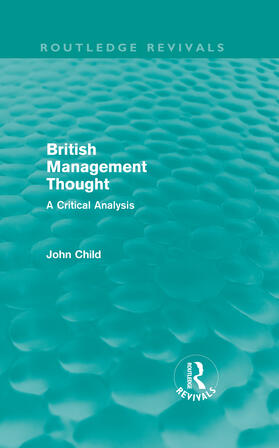 Child |  British Management Thought | Buch |  Sack Fachmedien