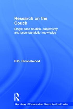 Hinshelwood |  Research on the Couch | Buch |  Sack Fachmedien