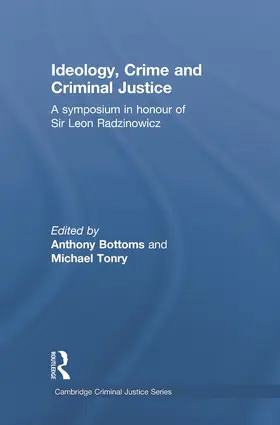 Bottoms / Tonry |  Ideology, Crime and Criminal Justice | Buch |  Sack Fachmedien