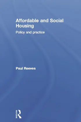 Reeves |  Affordable and Social Housing | Buch |  Sack Fachmedien