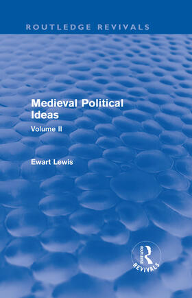 Lewis |  Medieval Political Ideas | Buch |  Sack Fachmedien