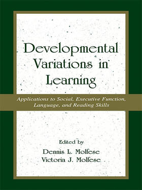 Molfese |  Developmental Variations in Learning | Buch |  Sack Fachmedien