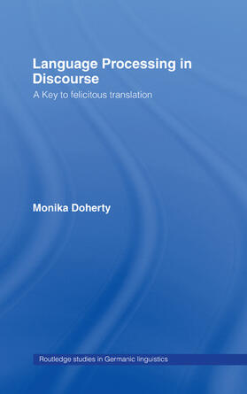 Doherty |  Language Processing in Discourse | Buch |  Sack Fachmedien